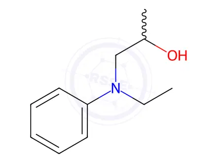 Chemical structure of 1-(N-ethylanilino)propan-2-ol