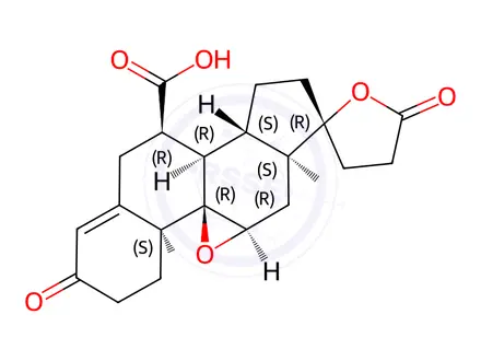 Chemical structure of Eplerenone EP Impurity D