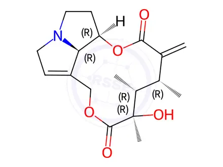 Chemical structure of Senecivernine