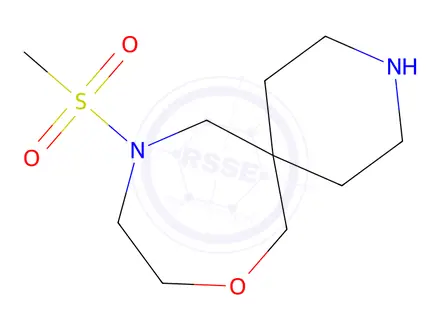 Chemical structure of 11-(Methylsulfonyl)-8-oxa-3,11-diazaspiro[5.6]dodecane