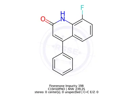 Chemical structure of Finerenone Impurity 404