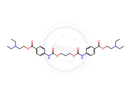 Chemical structure of TRIDIURECAINE