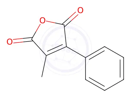 Chemical structure of 3-Methyl-4-Phenyl-2,5-Furandione(WX617002)