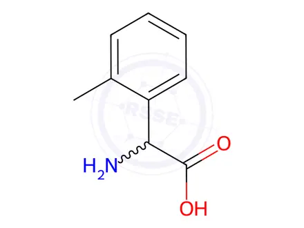 Chemical structure of 2-Amino-2-(2-methylphenyl)acetic acid