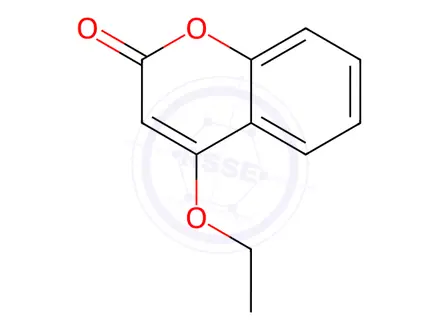 Chemical structure of 4-Ethoxycoumarin