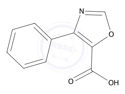 Chemical structure of 4-Phenyl-oxazole-5-carboxylic acid
