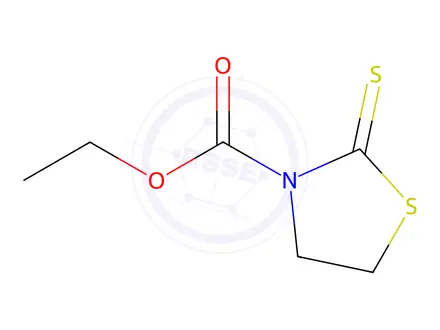 Chemical structure of 2-Thioxo-3-thiazolidinecarboxylic acid ethyl ester