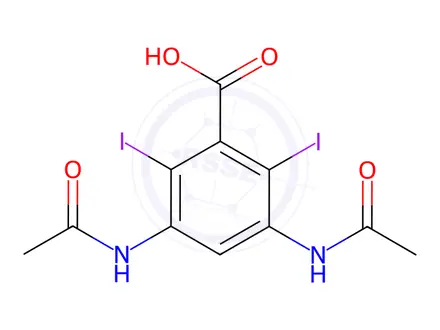 Chemical structure of Amidotrizoic Acid Impurity 3 (Amidotrizoic Acid EP Impurity C)