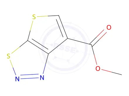 Chemical structure of methyl thieno[3,2-d][1,2,3]thiadiazole-6-carboxylate