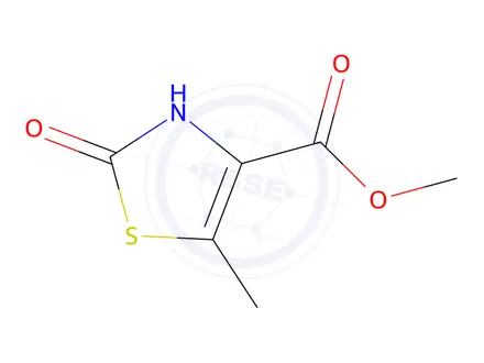 Chemical structure of Methyl 5-methyl-2-oxo-2,3-dihydrothiazole-4-carboxylate