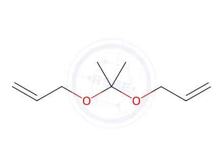 Chemical structure of 2,2-DIALLYLOXYPROPANE