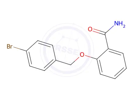 Chemical structure of 2-(4-broMobenzyloxy)benzaMide