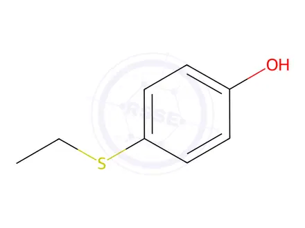 Chemical structure of 4-(Ethylthio)phenol