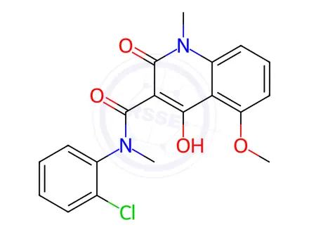 Chemical structure of Laquinimod Impurity 43