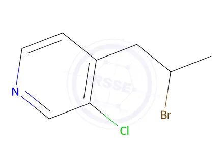 Chemical structure of 4-(2-Bromopropyl)-3-chloropyridine