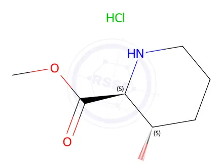 Chemical structure of Methyl (2S,3S)-3-hydroxypiperidine-2-carboxylate hydrochloride