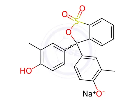 Chemical structure of Cresol Red Sodium Salt
