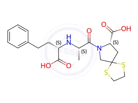Chemical structure of Spirapril Impurity 2 (Spirapril EP Impurity B)