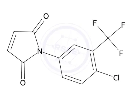 Chemical structure of 1-(4-Chloro-3-(trifluoromethyl)phenyl)-1h-pyrrole-2,5-dione