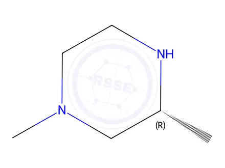 Chemical structure of (R)-1,3Dimethylpiperazine Dihydrochloride