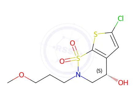 Chemical structure of Brinzolamide Chloro Impurity