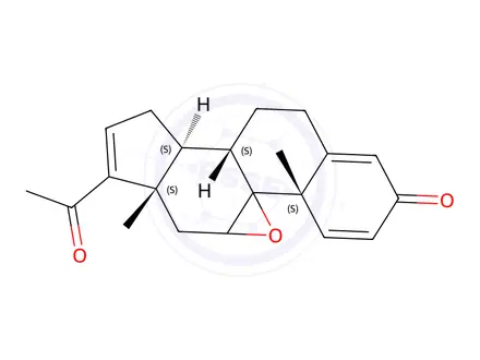 Chemical structure of (9β,11β)-9,11-Epoxy-pregna-1,4,16-triene-3,20-dione