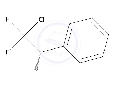 Chemical structure of (S)-2-Chloro-2,2-difluoro-1-phenylethan-1-ol