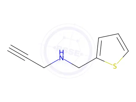 Chemical structure of N-(thiophen-2-ylmethyl)prop-2-yn-1-amine
