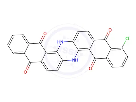 Chemical structure of Vat Blue 14