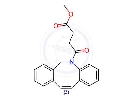 Chemical structure of Methyl (Z)-4-(dibenzo[b,f]azocin-5(6H)-yl)-4-oxobutanoate