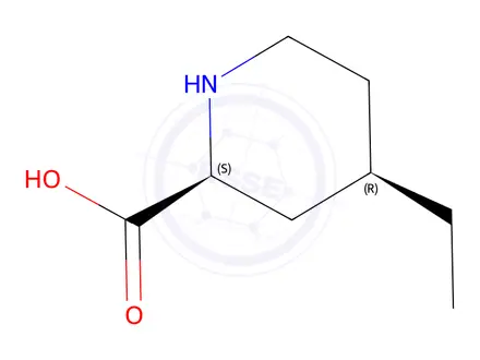 Chemical structure of (2S,4R)-4-Ethylpiperidine-2-carboxylic acid