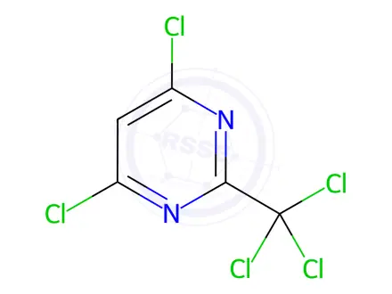 Chemical structure of 4,6-Dichloro-2-(trichloromethyl)pyrimidine