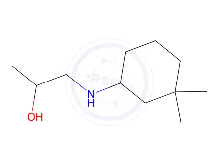 Chemical structure of 1-((3,3-Dimethylcyclohexyl)amino)propan-2-ol