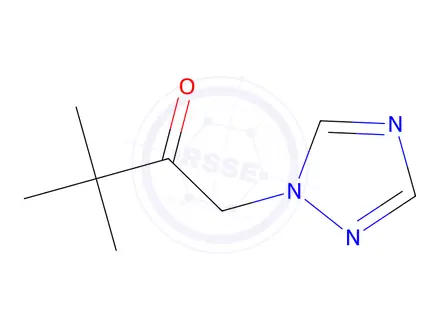 Chemical structure of 3,3-Dimethyl-1-(1H-1,2,4-triazol-1-yl)butan-2-one