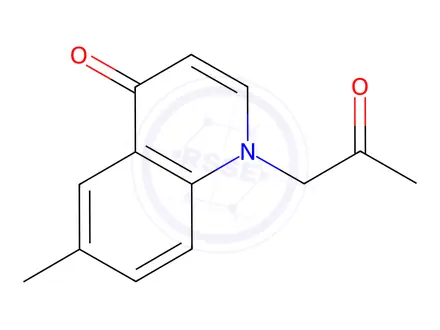 Chemical structure of 6-Methyl-1-(2-oxopropyl)quinolin-4(1H)-one