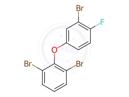 Chemical structure of 4'-Fluoro-2,3',6-tribromodiphenyl ether