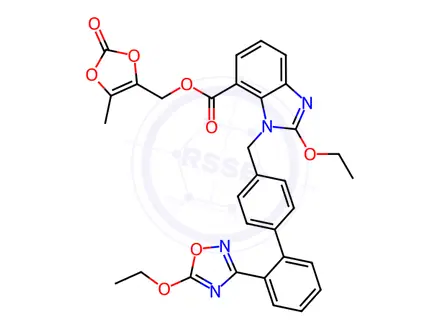 Chemical structure of Azilsartan Impurity 90
