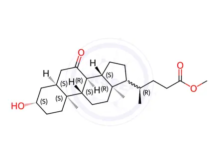 Chemical structure of Obeticholic Acid Impurity 107