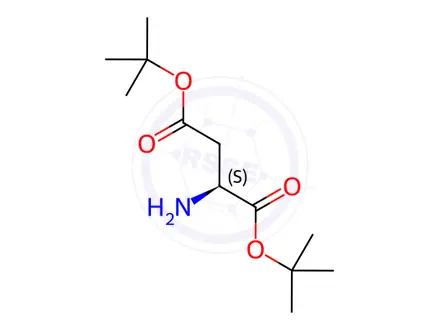 Chemical structure of di-tert-butyl L-aspartate
