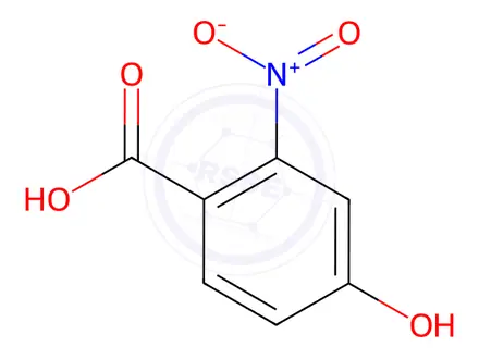 Chemical structure of 4-hydroxy-2-nitrobenzoic acid