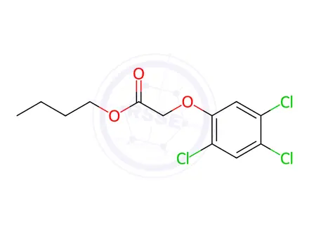 Chemical structure of 2,4,5-T-1-butyl ester