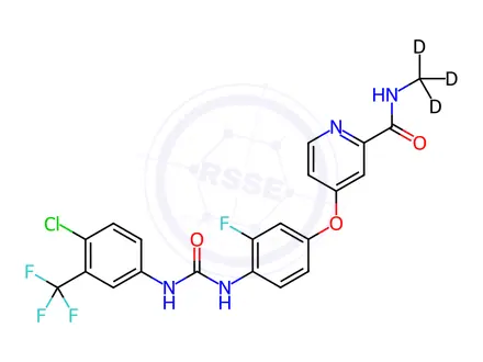Chemical structure of Regorafenib D3