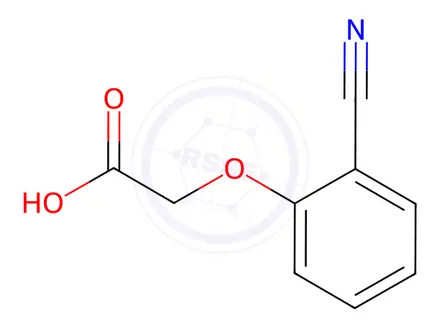 Chemical structure of 2-(2-Cyanophenoxy)acetic acid