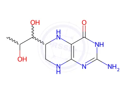 Chemical structure of Tetrahydrobiopterin
