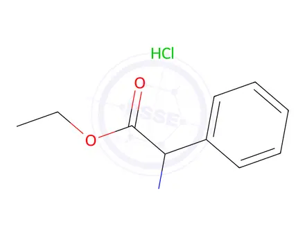 Chemical structure of Ethyl 2-Amino-2-phenylacetate Hydrochloride