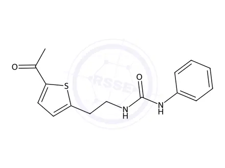 Chemical structure of 1-(2-(5-Acetylthiophen-2-yl)ethyl)-3-phenylurea