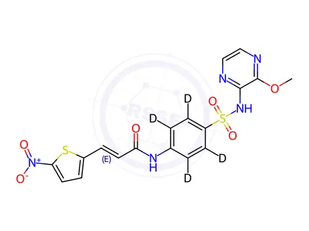Chemical structure of Necrosulfonamide-d4