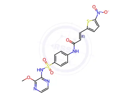 Chemical structure of Necrosulfonamide