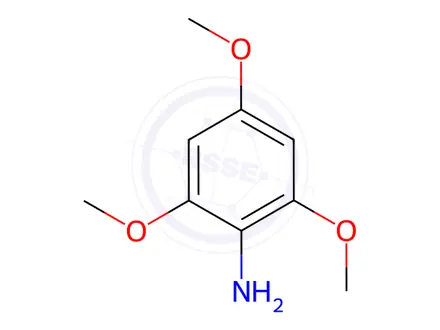 Chemical structure of 2,4,6-Trimethoxyaniline