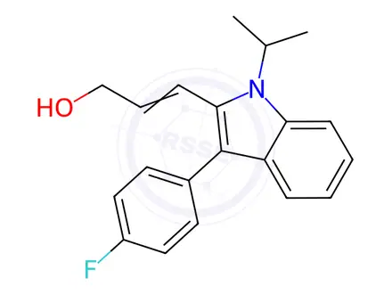 Chemical structure of Fluvastatin Impurity 45